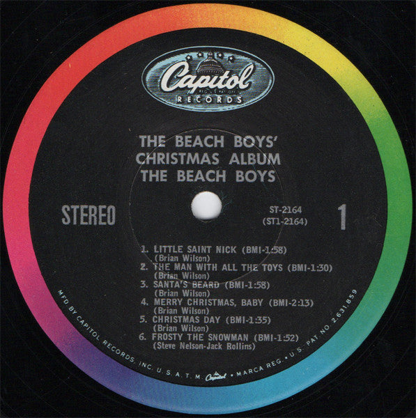 The Beach Boys : The Beach Boys' Christmas Album (LP, Album, Los)