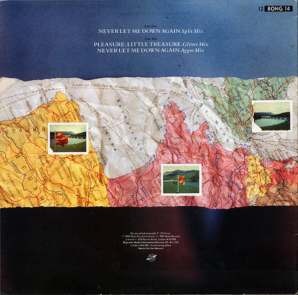 Depeche Mode : Never Let Me Down Again (Split Mix) (12", Single)