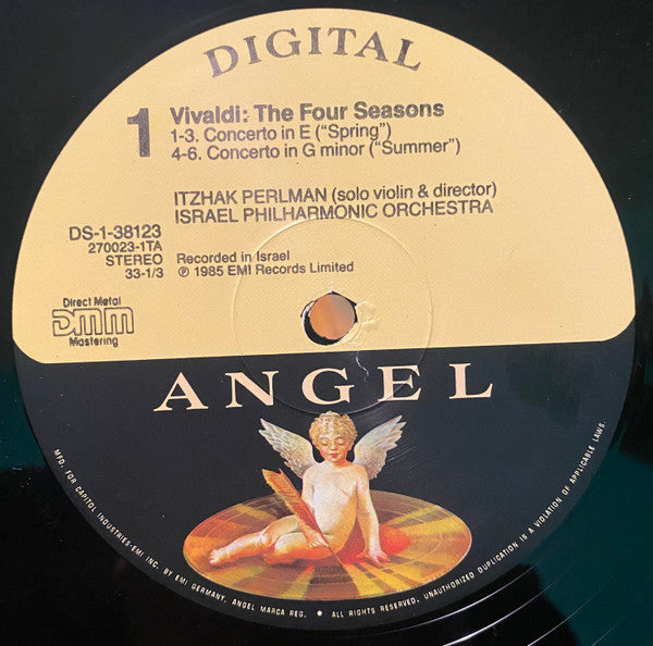 Vivaldi*, Itzhak Perlman, Israel Philharmonic Orchestra : The Four Seasons (LP, Album)