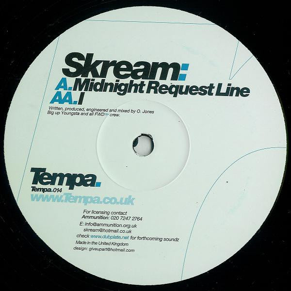 Skream : Midnight Request Line / I (12")
