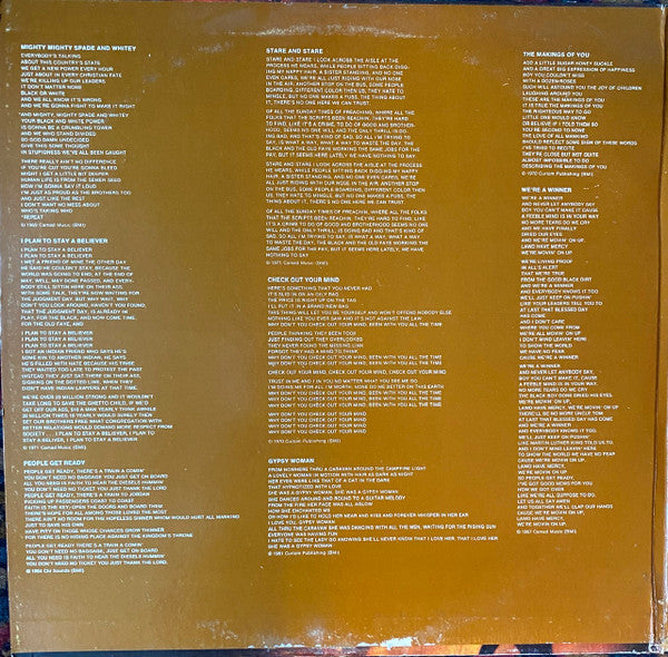 Curtis Mayfield : Curtis / Live! (2xLP, Album, Mon)