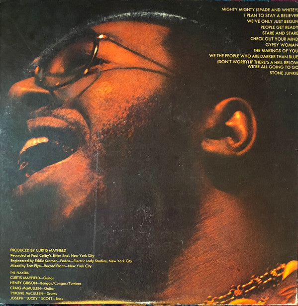 Curtis Mayfield : Curtis / Live! (2xLP, Album, Mon)