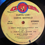 Curtis Mayfield : Curtis / Live! (2xLP, Album, Mon)