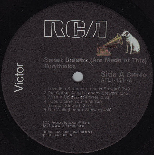 Eurythmics : Sweet Dreams (Are Made Of This) (LP, Album, RP, Ind)