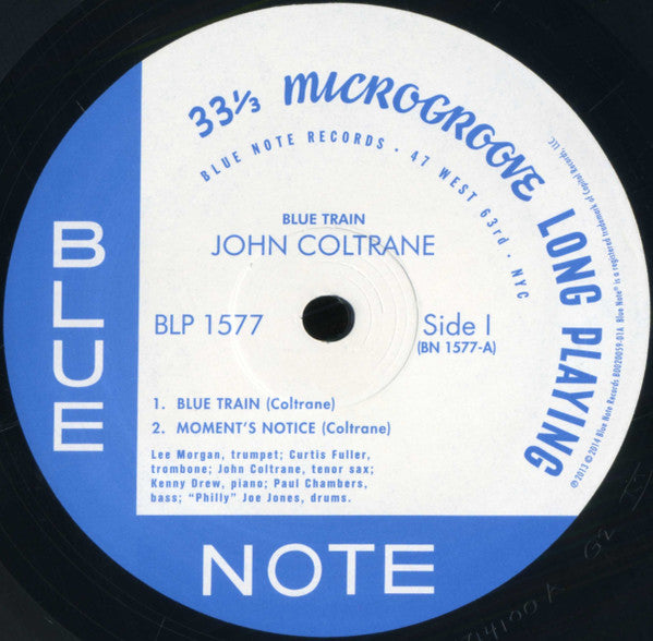 John Coltrane : Blue Train (LP, Album, RE, RM, Uni)