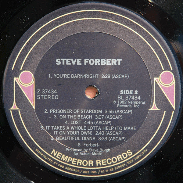 Steve Forbert : Steve Forbert (LP, Album, RE, Pit)