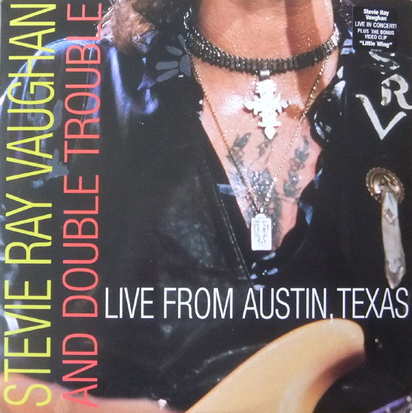 Stevie Ray Vaughan And Double Trouble* : Live From Austin, Texas (Laserdisc, 12", Album, NTSC, CLV)