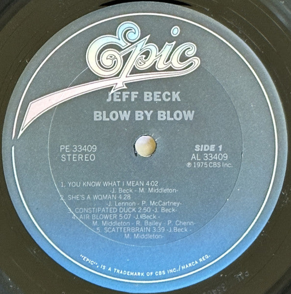 Jeff Beck : Blow By Blow (LP, Album, RE, RP, Ter)