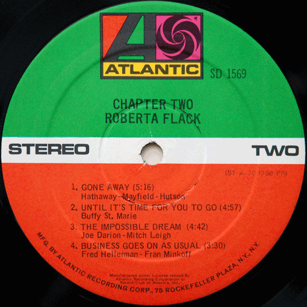 Roberta Flack : Chapter Two (LP, Album, Club, RE, Rec)