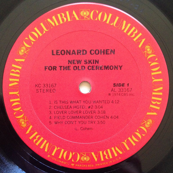 Leonard Cohen : New Skin For The Old Ceremony (LP, Album)