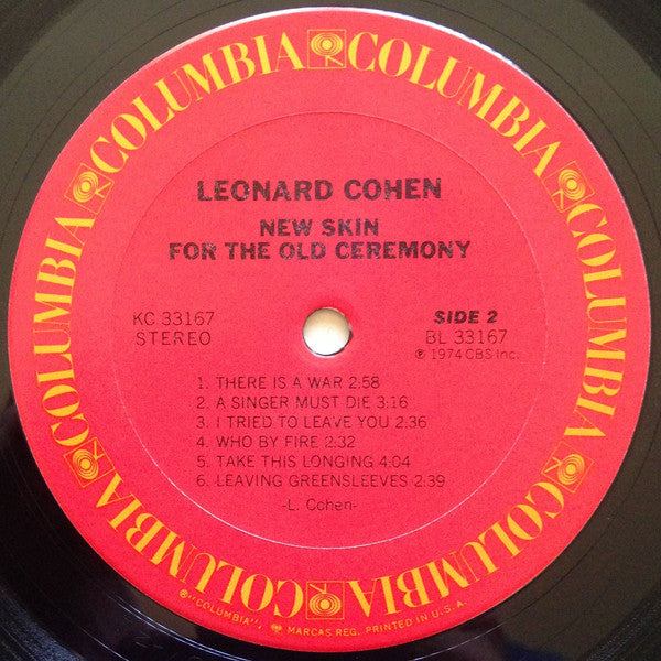 Leonard Cohen : New Skin For The Old Ceremony (LP, Album)