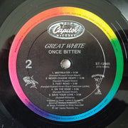 Great White : Once Bitten (LP, Album, Club, Col)