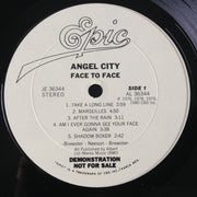 Angel City (2) : Face To Face (LP, Album, Promo, San)