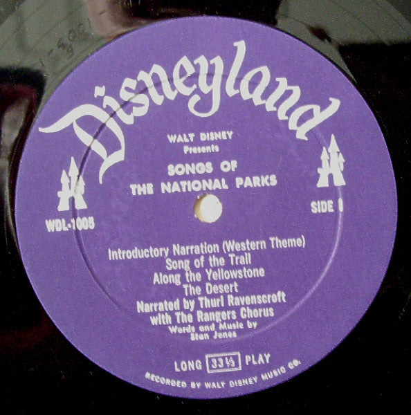 Stan Jones (2) And The Ranger Chorus : Walt Disney Presents Songs Of The National Parks (LP, Album, Mono)