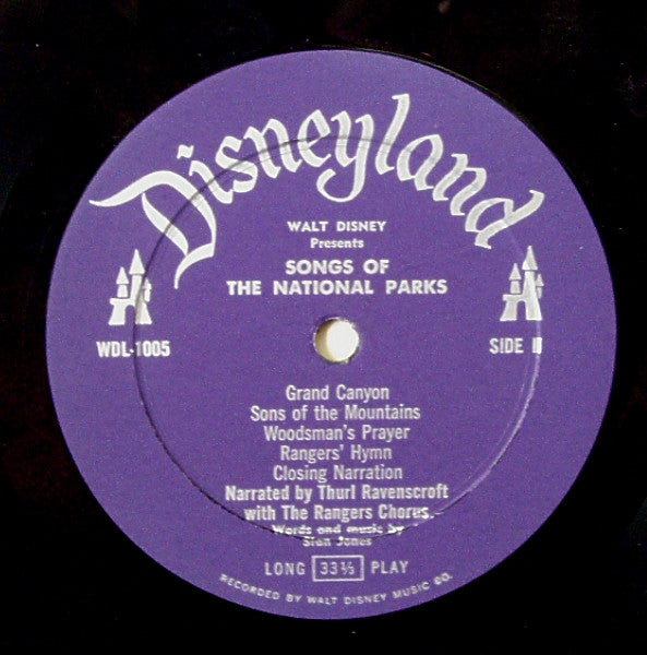 Stan Jones (2) And The Ranger Chorus : Walt Disney Presents Songs Of The National Parks (LP, Album, Mono)