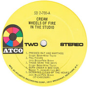 Cream (2) : Wheels Of Fire (2xLP, Album, RE, PRC)