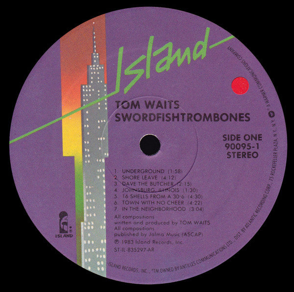 Tom Waits : Swordfishtrombones (LP, Album, All)