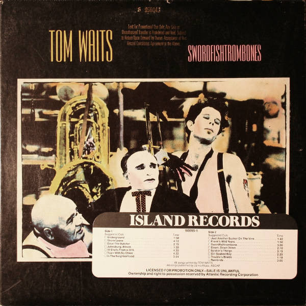 Tom Waits : Swordfishtrombones (LP, Album, All)
