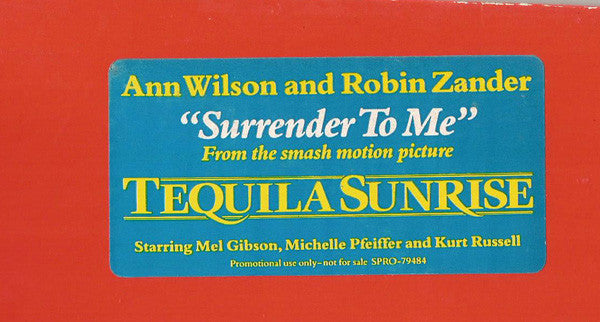 Ann Wilson And Robin Zander : Surrender To Me (12", Single, Promo)