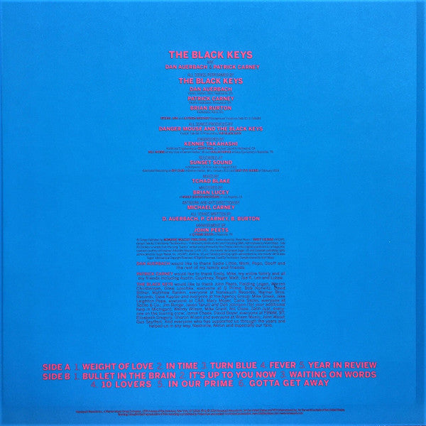 The Black Keys : Turn Blue (LP, Album + CD, Album, Promo)