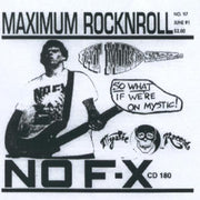 the album cover for NOFX - Maximum Rock N Roll