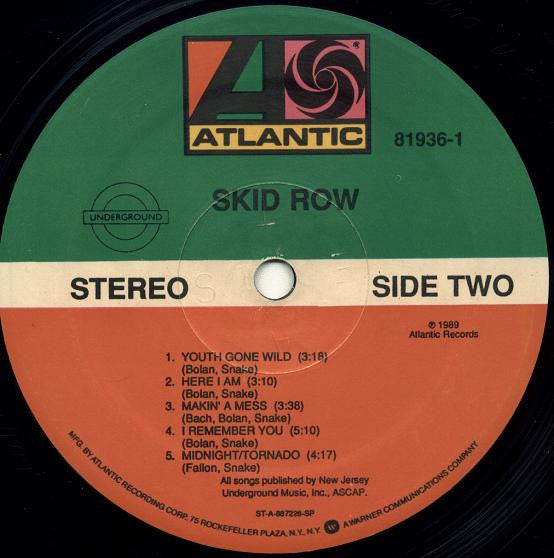 Skid Row : Skid Row (LP, Album)