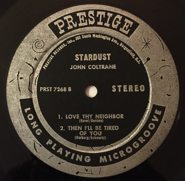 John Coltrane : Stardust (LP, Album, RM)