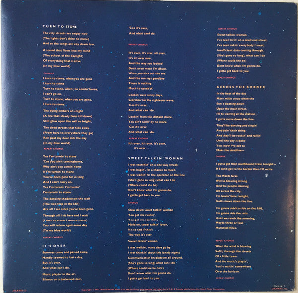 Electric Light Orchestra : Out Of The Blue (2xLP, Album, All)