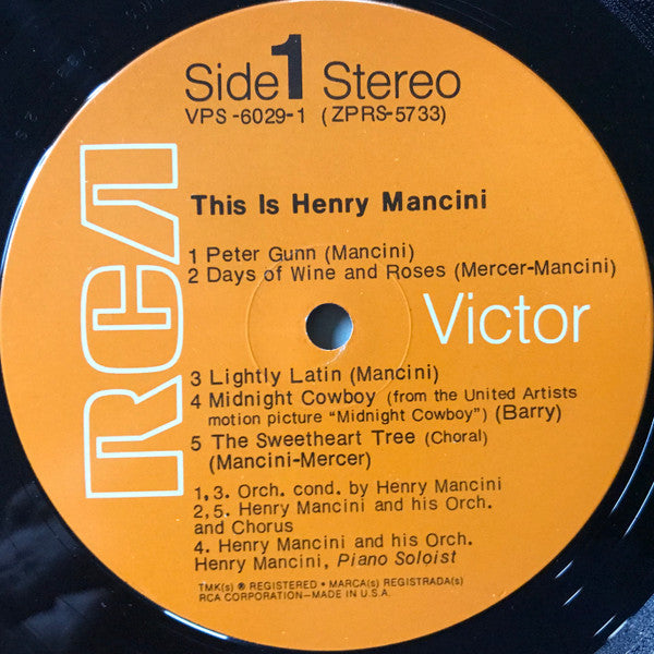 Henry Mancini : This Is Henry Mancini (2xLP, Comp)