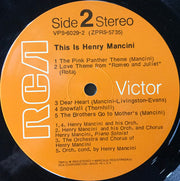 Henry Mancini : This Is Henry Mancini (2xLP, Comp)
