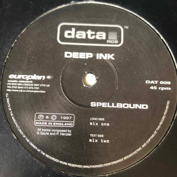 Deep Ink : Spellbound (12")