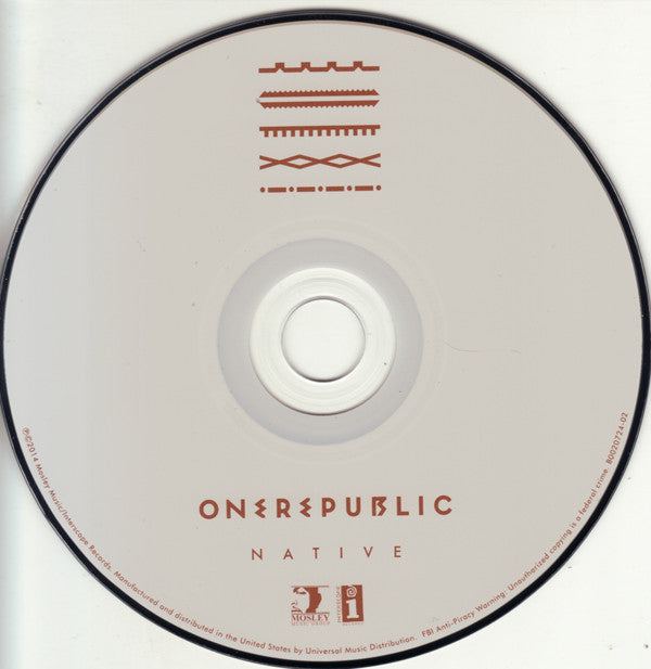 OneRepublic : Native (CD, Album, RE)