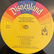 Walt Disney : The Official Album Of Disneyland / Walt Disney World (LP, Comp, Rai)