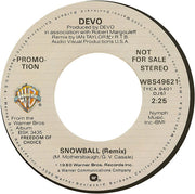 Devo : Snowball / Freedom Of Choice (7", Promo, Los)