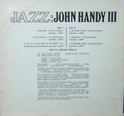 John Handy : Jazz: John Handy III (LP, Album, Mono)