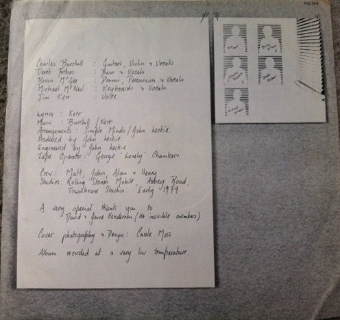 Simple Minds : Life In A Day (LP, Album)