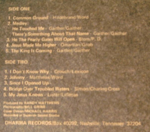 Wayne Eastlack : Common Ground (LP, Album)