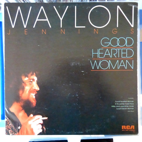 Waylon Jennings : Good Hearted Woman (LP, Album, RE)