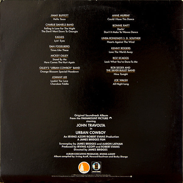 Various : Urban Cowboy (Original Motion Picture Soundtrack) (2xLP, Comp, CSM)