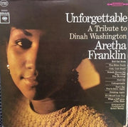 Aretha Franklin : Unforgettable - A Tribute To Dinah Washington (LP, Album, RP, Pit)