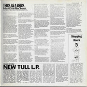 Jethro Tull : Thick As A Brick (LP, Album, RE, Gat)