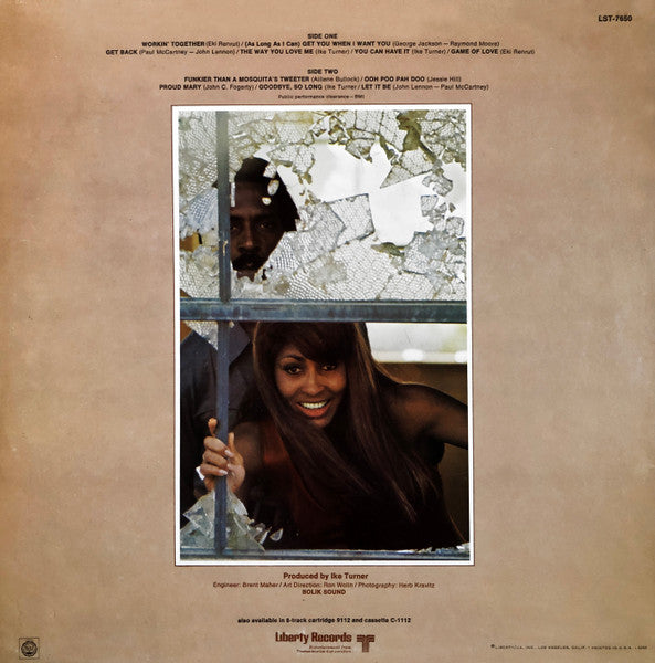 Ike & Tina Turner : Workin' Together (LP, Album, All)