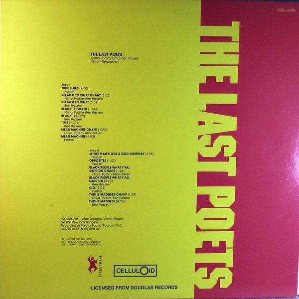 The Last Poets : This Is Madness (LP, Album, RE)