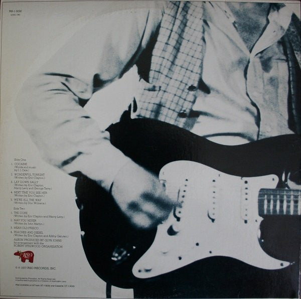 Eric Clapton : Slowhand (LP, Album, Ric)