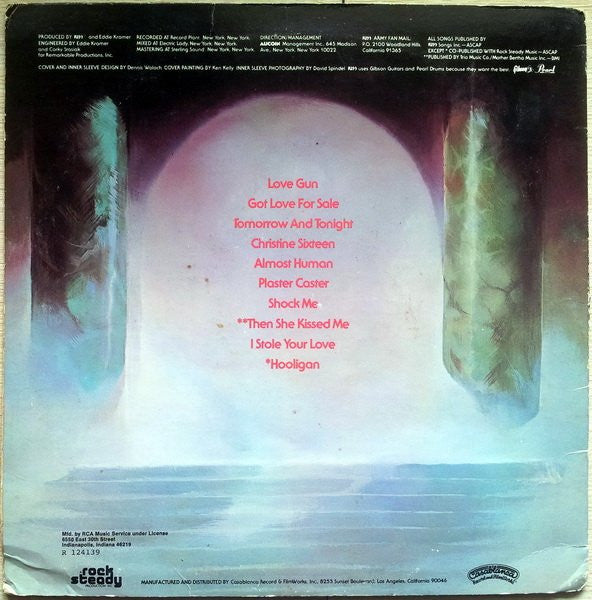 Kiss : Love Gun (LP, Album, Club, RCA)