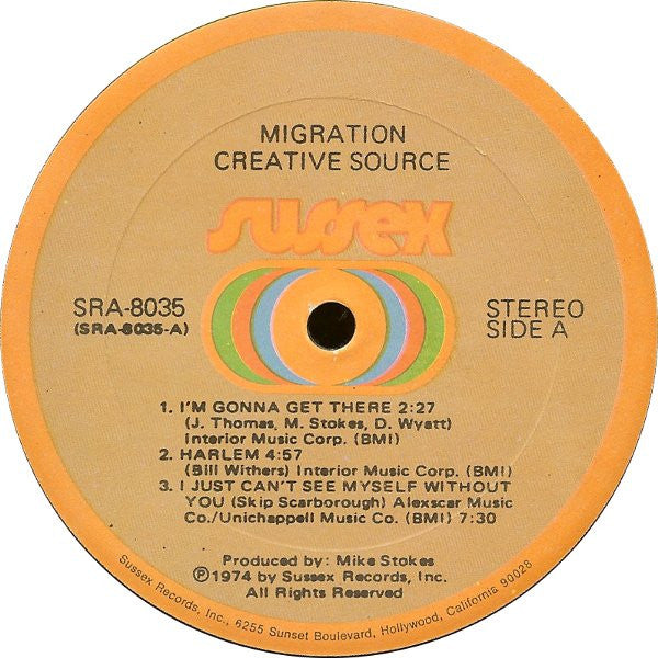 Creative Source : Migration (LP, Album, Son)