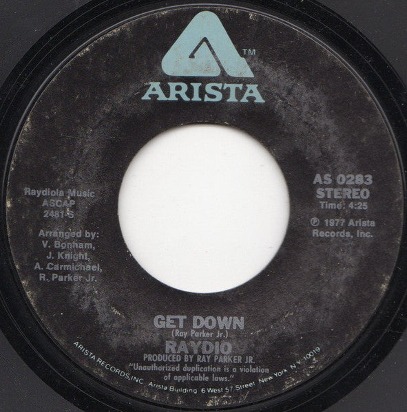 Raydio : Jack And Jill  (7", Single, Styrene, Ter)