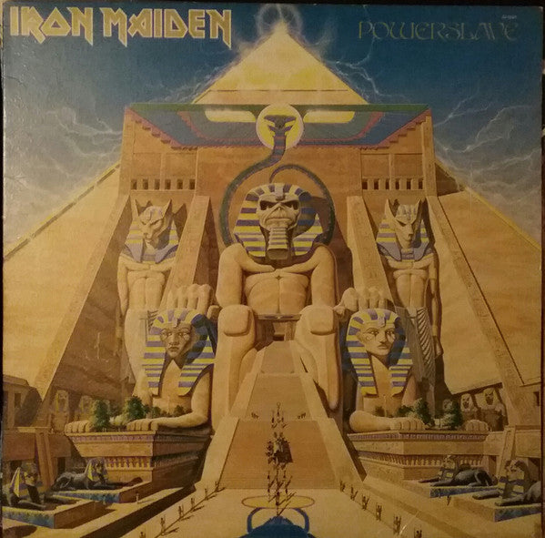 Iron Maiden : Powerslave (LP, Album, Tex)