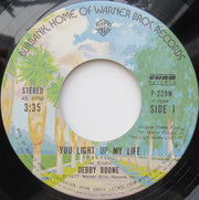 Debby Boone : You Light Up My Life (7", Single)