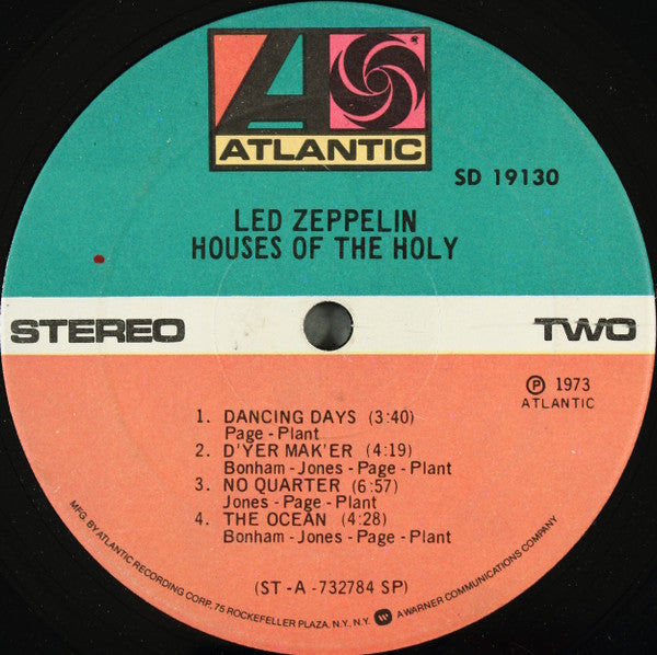 Led Zeppelin : Houses Of The Holy (LP, Album, RE, Spe)